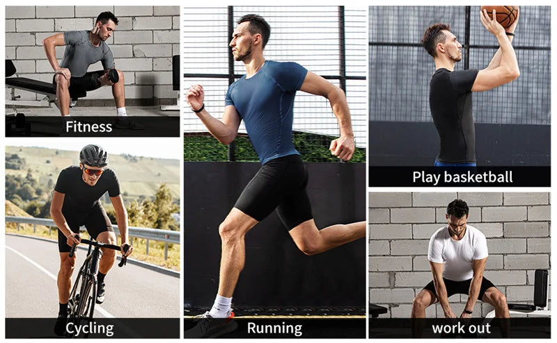 Camiseta de compresión con estampado de araña para hombre, deportiva, de secado rápido, de manga larga, para gimnasio, entrenamiento, fitness, ropa interior.