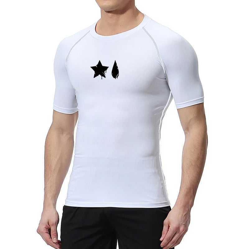 Camiseta de compresión con estampado de araña para hombre, deportiva, de secado rápido, de manga larga, para gimnasio, entrenamiento, fitness, ropa interior.