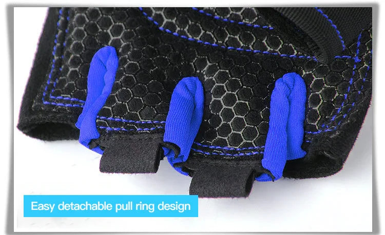 Guantes de gimnasio para hombres y mujeres, para fitness, levantamiento de pesas, muñequeras, entrenamiento de culturismo, deportes, ejercicio, ciclismo, a prueba de golpes.