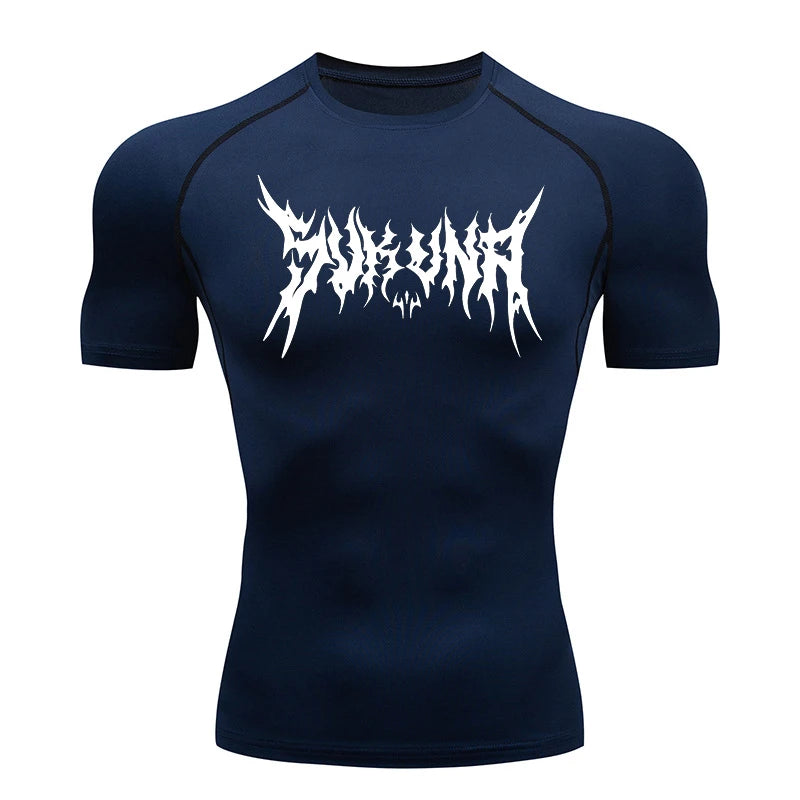 Camiseta deportiva con estampado de araña para hombre, de secado rápido, para gimnasio, ejercicio, trote, manga corta, transpirable, tallas S-3XL