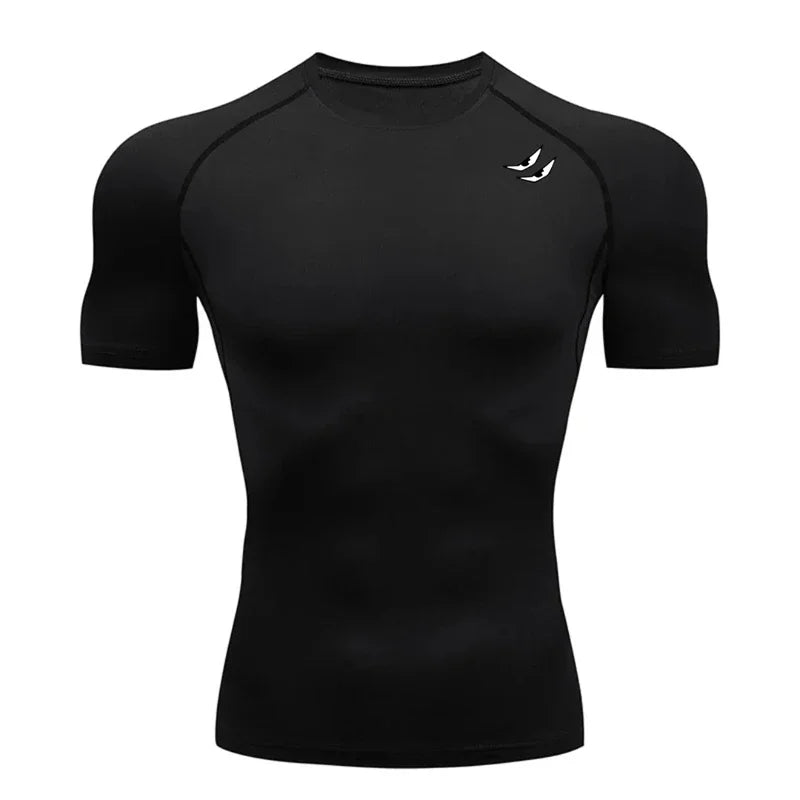 Camiseta deportiva con estampado de araña para hombre, de secado rápido, para gimnasio, ejercicio, trote, manga corta, transpirable, tallas S-3XL