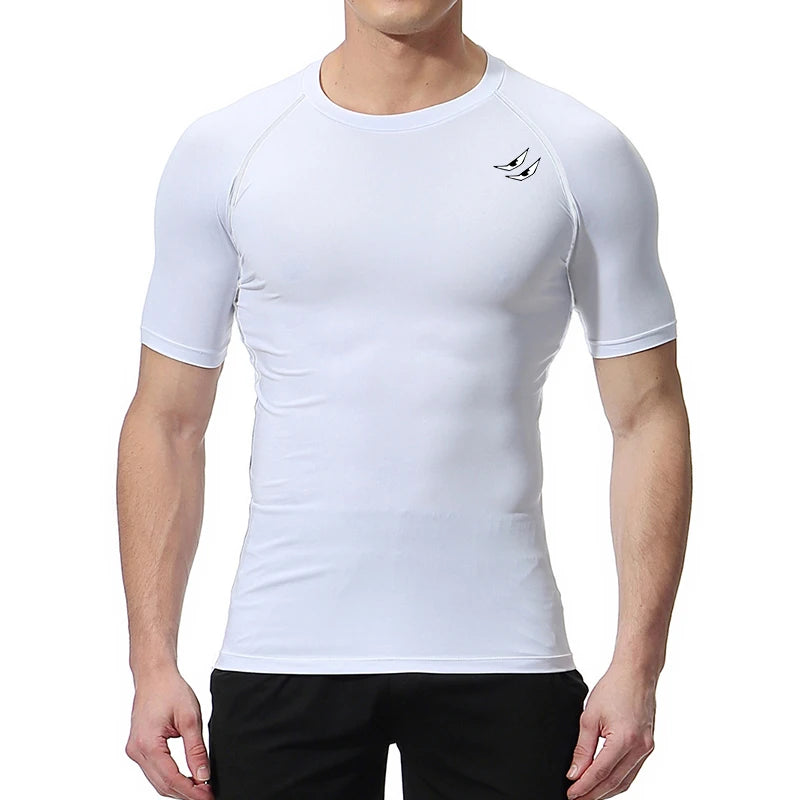 Camiseta deportiva con estampado de araña para hombre, de secado rápido, para gimnasio, ejercicio, trote, manga corta, transpirable, tallas S-3XL
