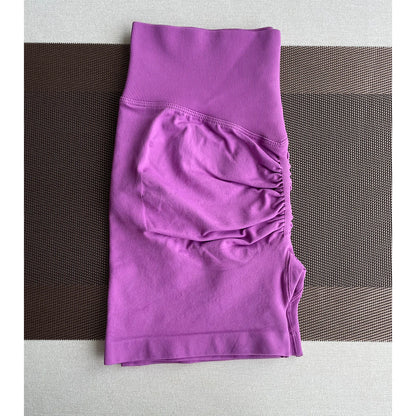 Pantalones cortos Pro Solid Seamless Half Pants Women Soft Fitness Outfits Yoga Pants Gym Running Bike Wear