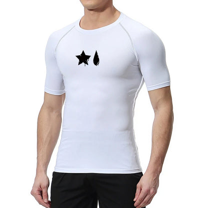 Camiseta de compresión con estampado de araña para hombre, deportiva, de secado rápido, de manga larga, para gimnasio, entrenamiento, fitness, ropa interior.