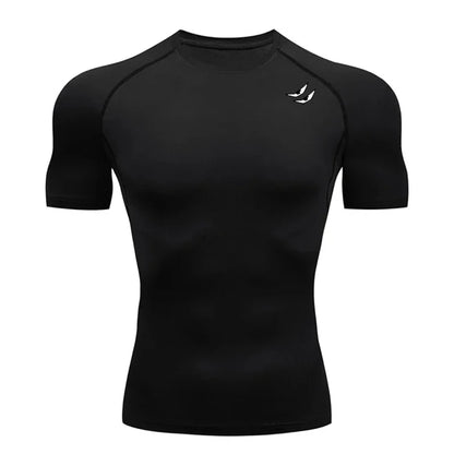 Camiseta deportiva con estampado de araña para hombre, de secado rápido, para gimnasio, ejercicio, trote, manga corta, transpirable, tallas S-3XL