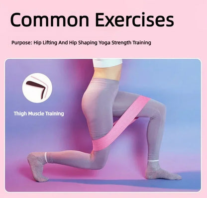 3 bandas elásticas de tela para glúteos, muslos y caderas, para entrenamiento de sentadillas, estiramientos circulares, bandas de fitness, equipo de yoga y gimnasio.
