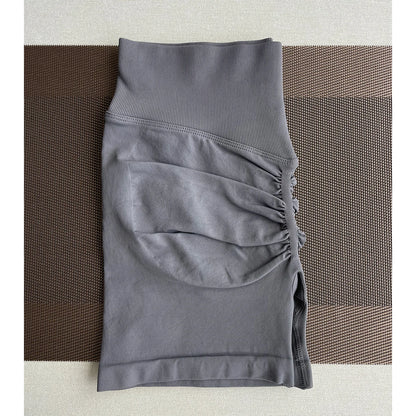 Pantalones cortos Pro Solid Seamless Half Pants Women Soft Fitness Outfits Yoga Pants Gym Running Bike Wear